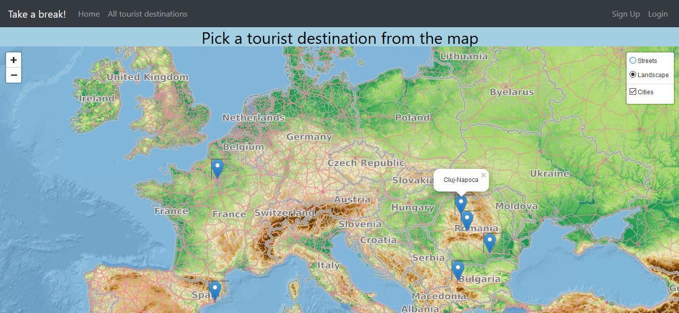 Tourism frontpage
